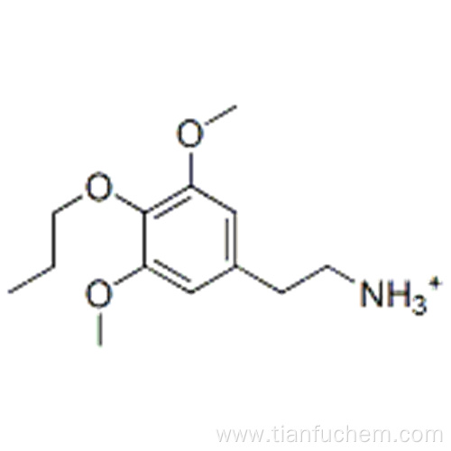 Benzeneethanamine,3,5-dimethoxy-4-propoxy- CAS 39201-78-0